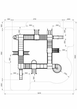 Остров детства (ЭКО) - ДИК 2.01.8.02-02.И1 - Игровой комплекс H=1200 H=2000