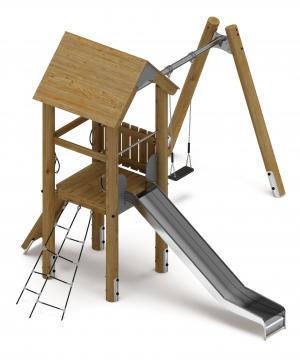 Игровой комплекс (лиственница темный) ДИК 2.24.03-01.Л.И1.02