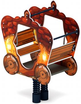 ИО 23.03.03-02.И1 Качалка на пружине карета Желудь