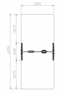 Качели двойные Д2 - ИО 12.Д.03.04.01-И1 - (Счастливое детство)