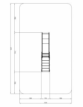 Горка малая - ИО 41.01.06-01 - (Граффити) H=900