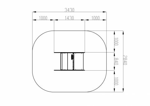 Кабриолет - Качалка на пружине двухместная машинка - ИО 23.03.02-01.И1