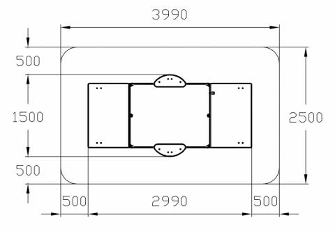 Песочница с крышкой средняя (Игра) - ИО 5.01.11-06