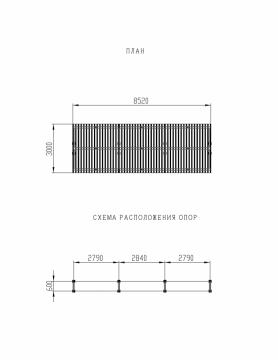 Пергола тент (наклоная) - МФ 77.03.03 /с поликарбонатом/