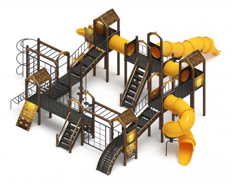 Остров детства (ЭКО) - ДИК 2.01.8.02-32.И1 - Игровой комплекс H=2000