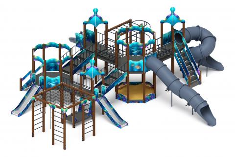 Морской - ДИК 2.17.07-01.И1 - Игровой комплекс H=1200 H=2000