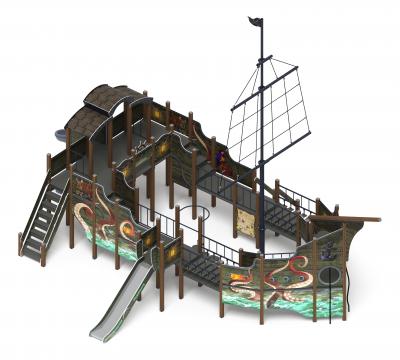 Фрегат (Летучий Голландец) (винтовой скат) горка Н 1500 горка Н 2000 ДИК 2.03.3.04-11.И1