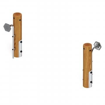 Переговорное устройство (лиственница темный) МФ 22.01.08-И1.01