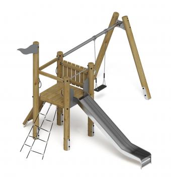 Игровой комплекс (лиственница орех) ДИК 2.24.03-Л.И1.02