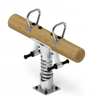 Качалка на пружине (Лиственница орех) ИО 22.24.01-Л.02