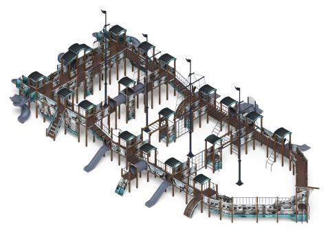 Шхуна (Лагуна) (винтовой скат) горка Н 1200, горка Н 2000 ДИК 2.03.3.07-12