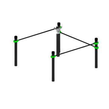 Воркаут 89.Комплекс для выполнения испытаний рывок  (зеленый) ВТ 01.09-02