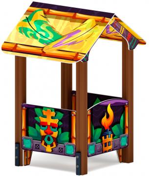 Домик малый 1 (майя) МФ 10.01.01-03