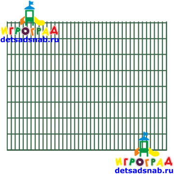 Секция 2D (ячейка 200*55 мм) 3030*2420 мм, пруток 6*5*6 мм RAL
