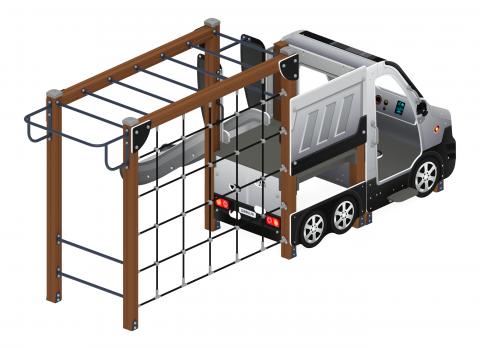 Машинка (серый) тип 2 - ДИК 1.03.1.02-02 - Игровой комплекс H=750