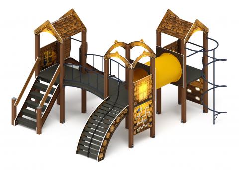 Городок (ЭКО) - ДИК 2.01.3.03-22 - Игровой комплекс H=1200