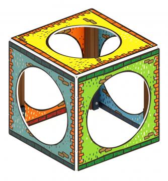 Домик Кубик (Город) - МФ 10.01.14-02