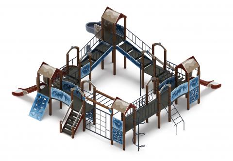 Остров детства (Алтай) - ДИК 2.01.8.02-04.И1 - Игровой комплекс H=1200 H=2000