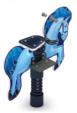 Лошадка 5 (Снежная королева) - Качалка на пружине - ИО 22.01.13-03.И1