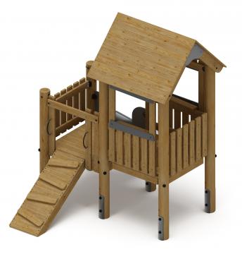 Игровой комплекс (лиственница орех) ДИК 1.24.01-Л.И1.02
