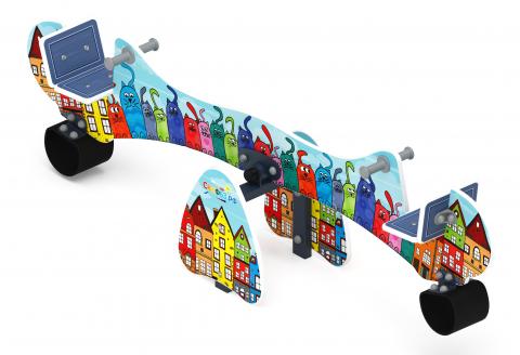 Качалка балансир со спинкой - ИО 21.Д.14.01-01