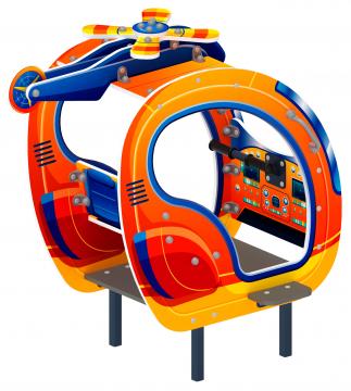 Вертолет (оранжевый) - Беседка мини - МФ 10.03.03-01