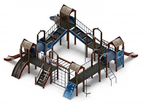 Остров детства (Алтай) - ДИК 2.01.8.02-24.И1 - Игровой комплекс H=1200 H=2000
