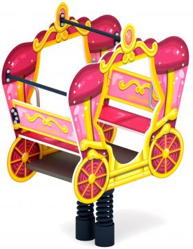 ИО 23.03.03-03.И1 Качалка на пружине карета Золотая
