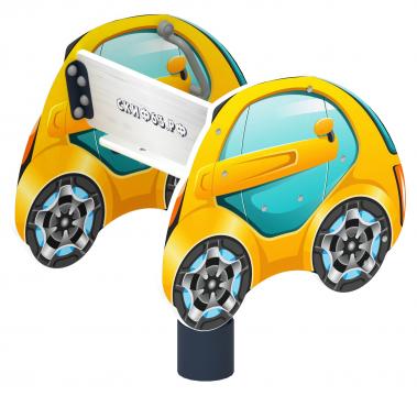 Машинка - Качалка на пружине машинка мини - ИО 22.03.03-И1