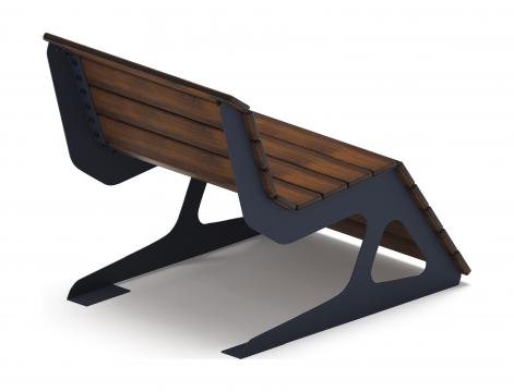 Скамья - МФ 42.02.05 (Темный дуб) Д:780  (под анкера)