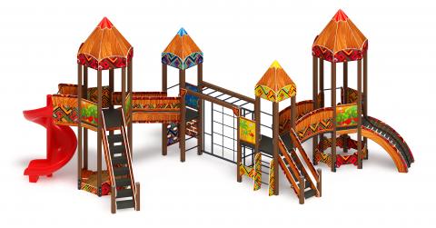 Карандаши (Винтовой скат) - ДИК 2.26.06-01.С.И1 - Игровой комплекс Н=1200, Н=2000