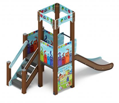 Королевство (Коты) - ДИК 1.15.01-11 - Игровой комплекс H=900