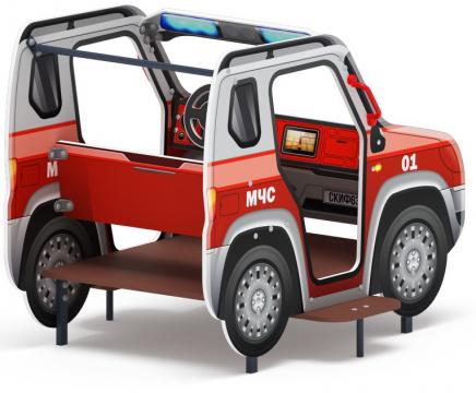 Джип МЧС - Беседка машинка - МФ 10.03.12-12