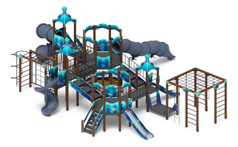 Морской - ДИК 2.17.07-01.И1 - Игровой комплекс H=1200 H=2000