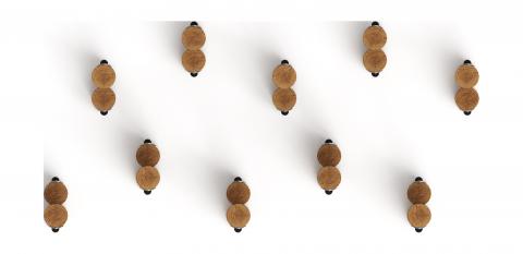 Бум-лабиринт (Лиственница темный) СО 2.55.04-Л.И1.01