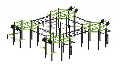 Многофункциональный спортивный комплекс (зеленый) МК 100.02-02