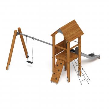 Игровой комплекс (лиственница темный) ДИК 2.24.03-01.Л.И1.01