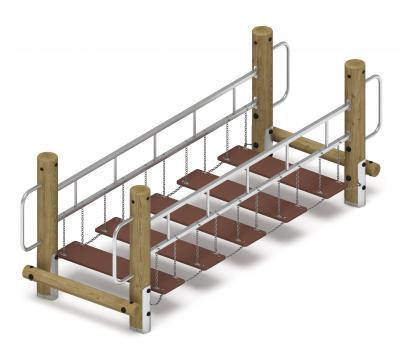 Мост подвесной (лиственница орех) СО 1.82.06-Л.И1.02