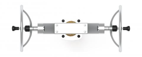 Тренажер рули (положение стоя) (лиственница орех) СТ 105-Л.И2.02