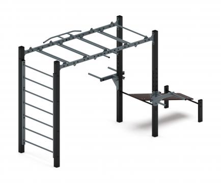 Многофункциональный спортивный комплекс (серый) МК 100.03-03