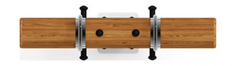 Качалка на пружине (Лиственница темный) ИО 22.24.01-Л.01