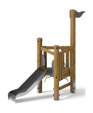 Игровой комплекс (лиственница орех) ДИК 1.24.03-Л.И1.02