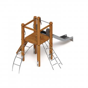 Игровой комплекс (лиственница темный) ДИК 2.24.01-Л.И1.01