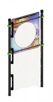 Воркаут 108. Мишень на стойках круглая  (зеленый) ВТ 02.12-02