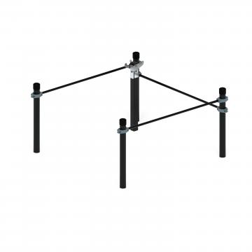 Воркаут 108.Комплекс для выполнения испытаний рывок  (серый) ВТ 02.09-03