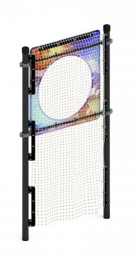 Воркаут 89. Мишень на стойках круглая  (серый) ВТ 01.12-03