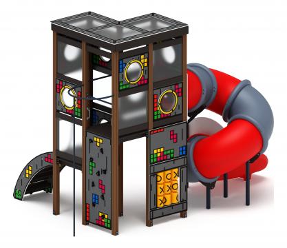 Куб (Тетрис) горка Н 2000 - ДИК 2.23.01-01.01