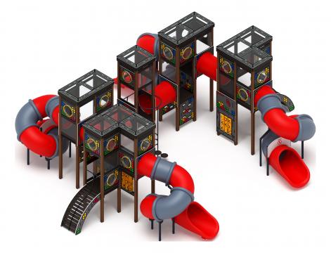 Куб (Тетрис) горка Н 2000 - ДИК 2.23.01-02.01