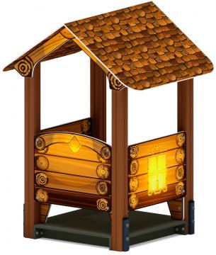 Домик малый 2 (эко) МФ 10.01.02-02