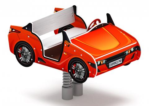 Кабриолет - Качалка на пружине двухместная машинка - ИО 23.03.02-01.И1